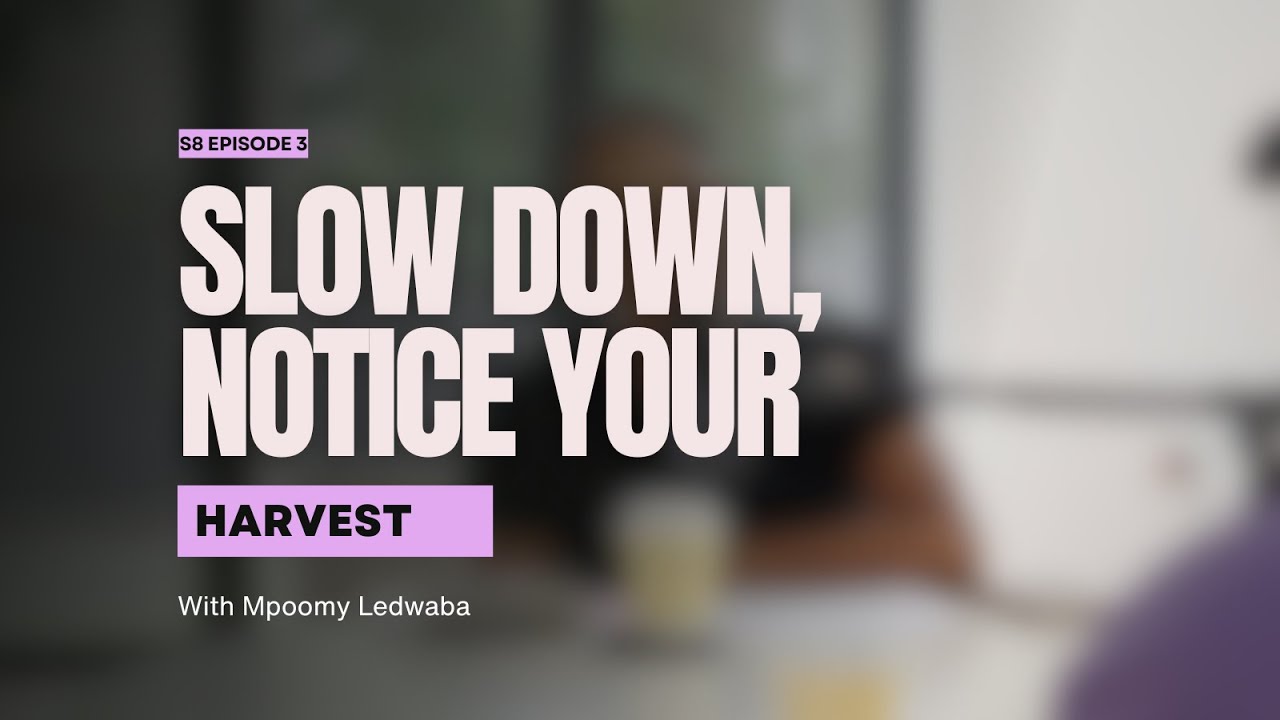 Slow Down, Notice Your Harvest