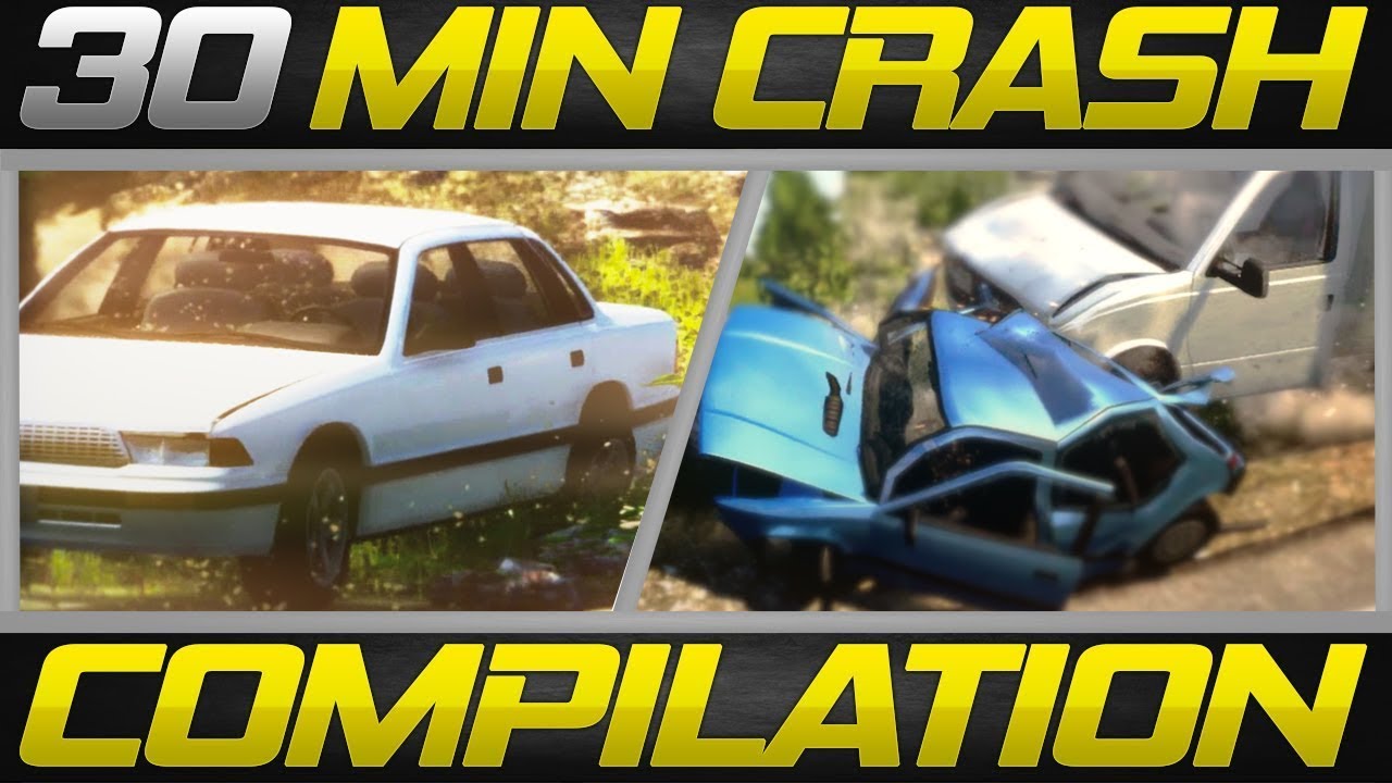 [Kryton] BeamNG: 30min Soft-body Physics Crash Test Compilation