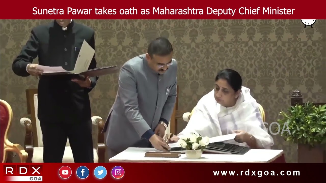 Sunetra Pawar takes oath as Maharashtra Deputy Chief Minister