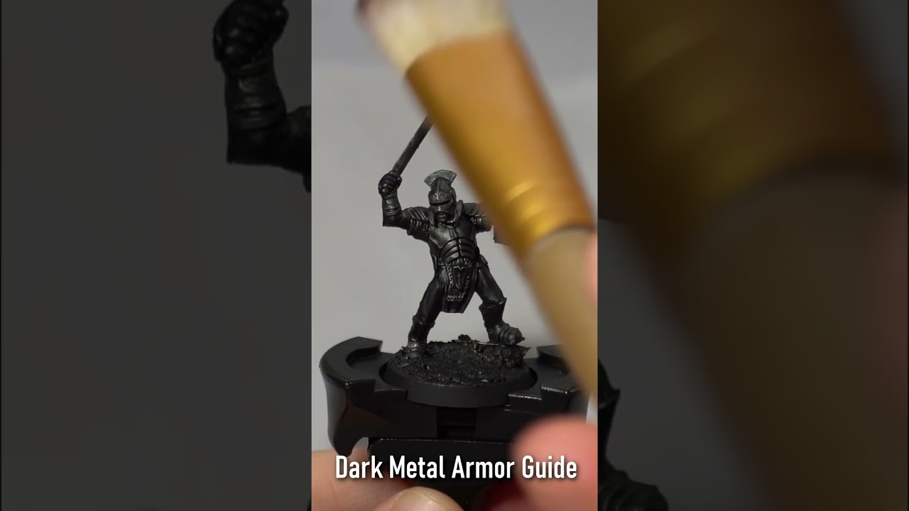 Как покрасить чёрные доспехи воина Урук-хай? &mdash; MESBG Miniature Guide