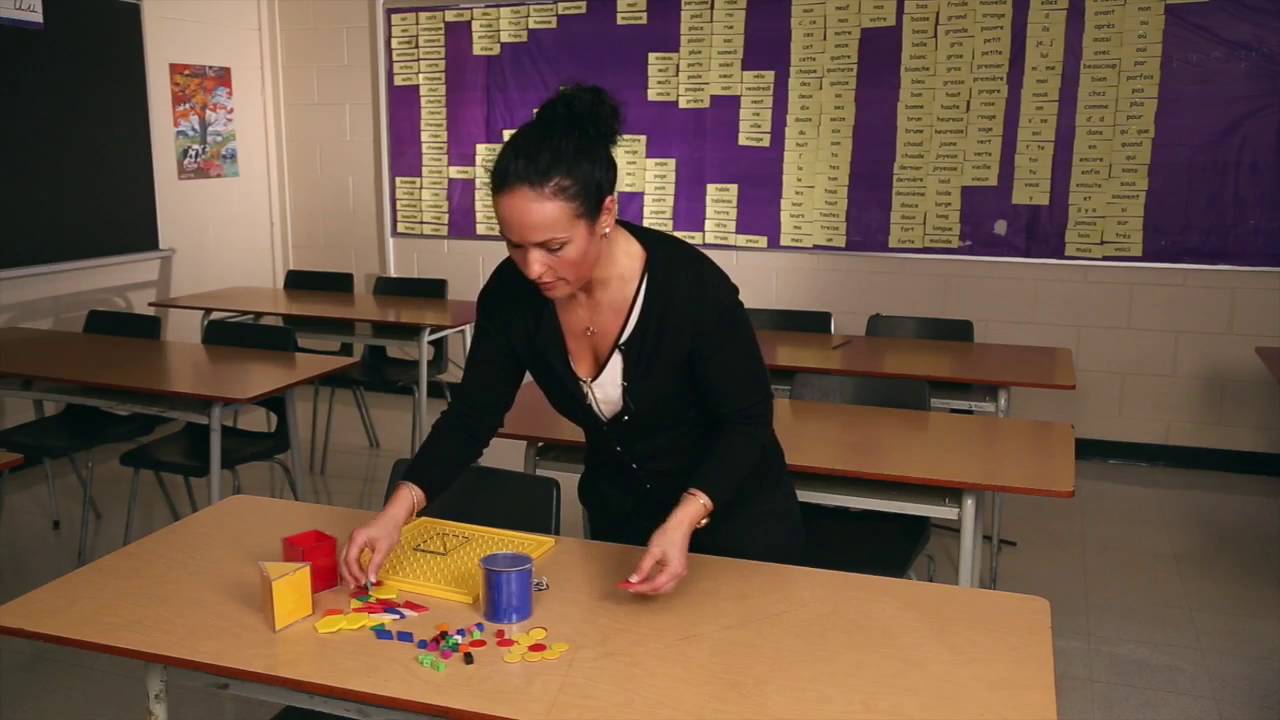 Le matériel de manipulation en mathématiques