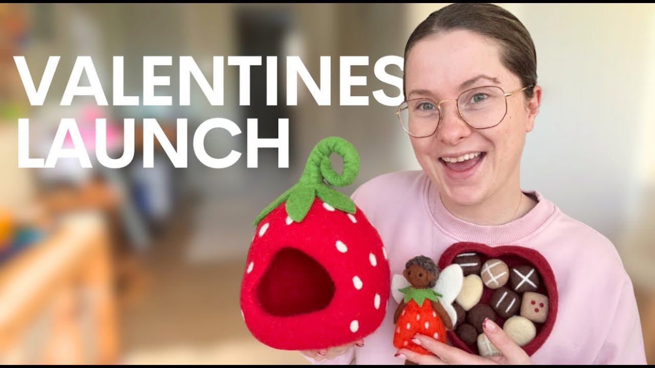Running a small business from home / Valentines launch prep