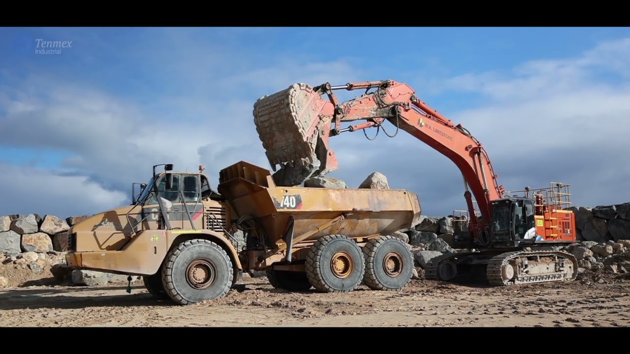Hitachi ZX 690 Ocean Reef Marina //  Last Armour Rock Placement OFFICIAL Music Video