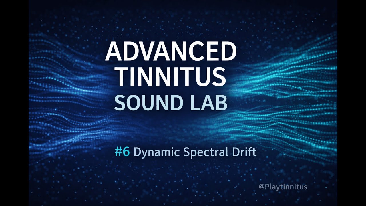 Advanced Tinnitus Sound Lab #6 – Dynamic Spectral Drift (8 Hours)