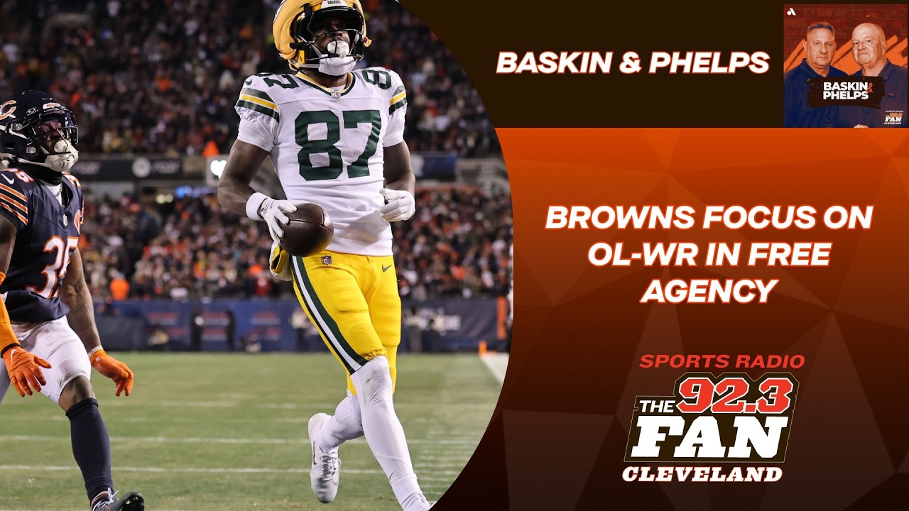 Nate Tice: Browns need to add more OL, WR in free ageny; Romeo Doubs, Jailen Nailor would be fits