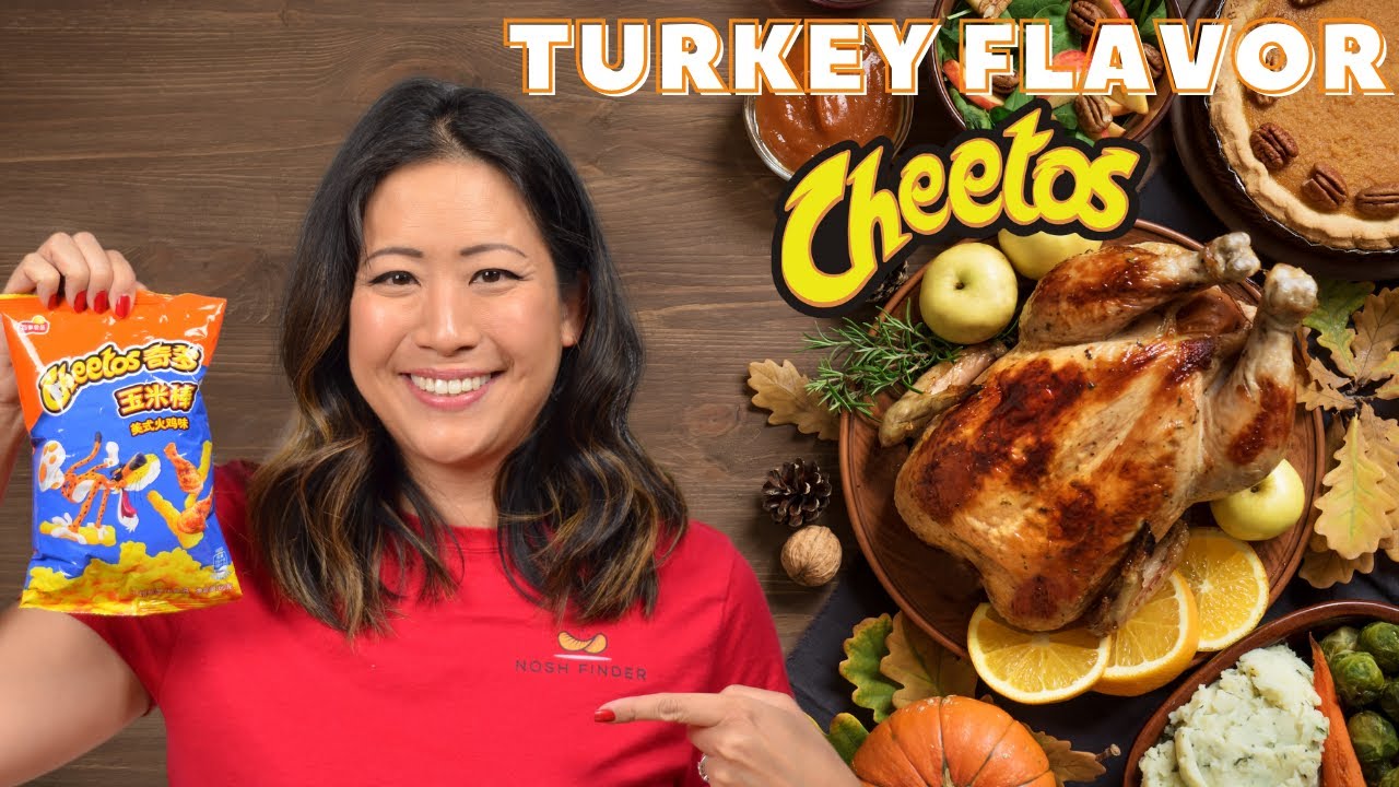 Thanksgiving Treat Part 2!  Turkey Flavored Cheetos From China