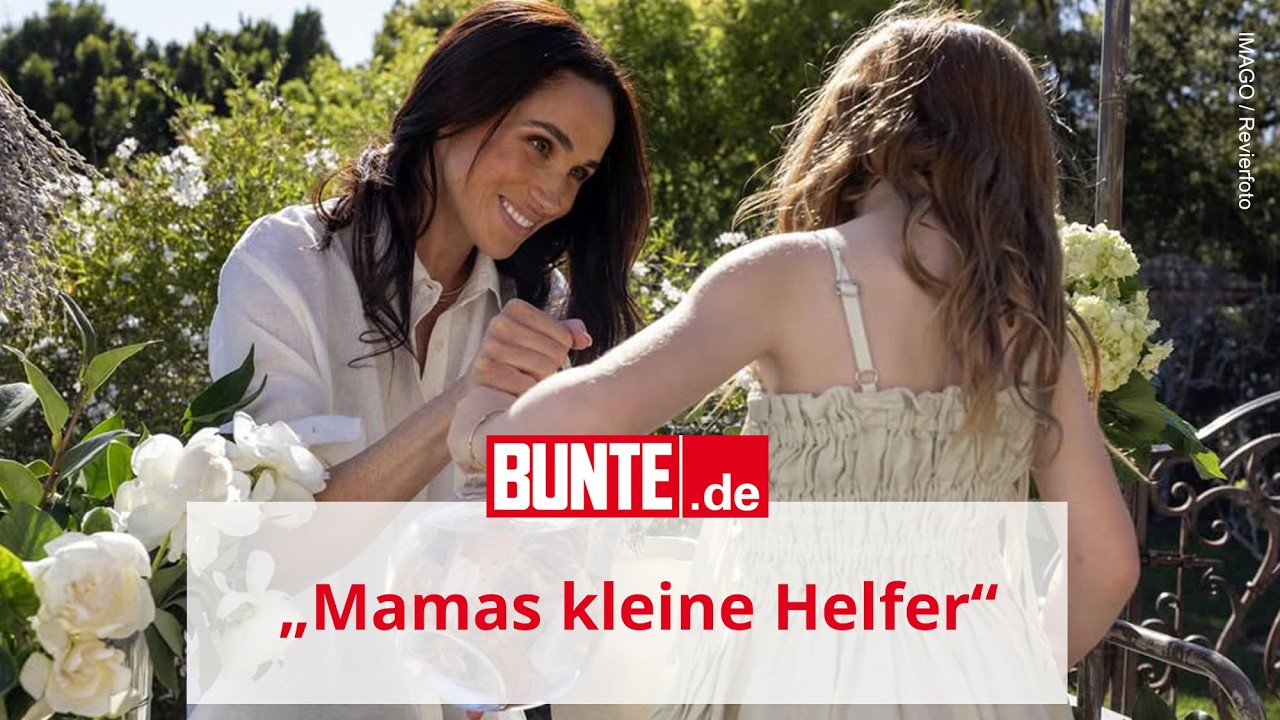 Hier bringen Lilibet und Archie Meghan zum Kichern