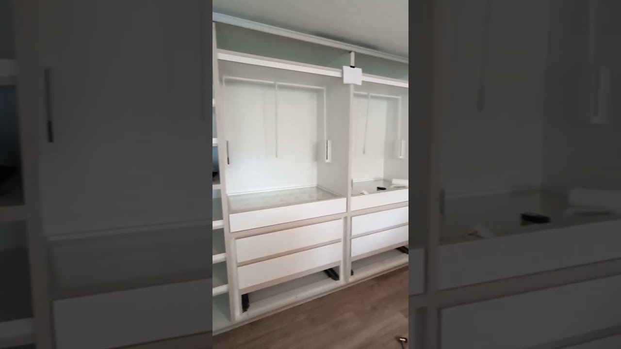 bespoke fitted wardrobe with sliding doors