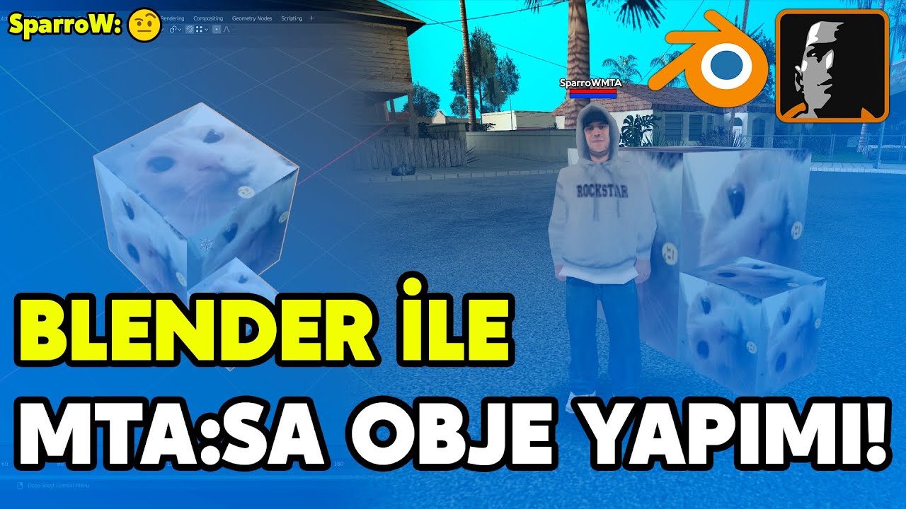 Создание пользовательских объектов MTA:SA с помощью Blender