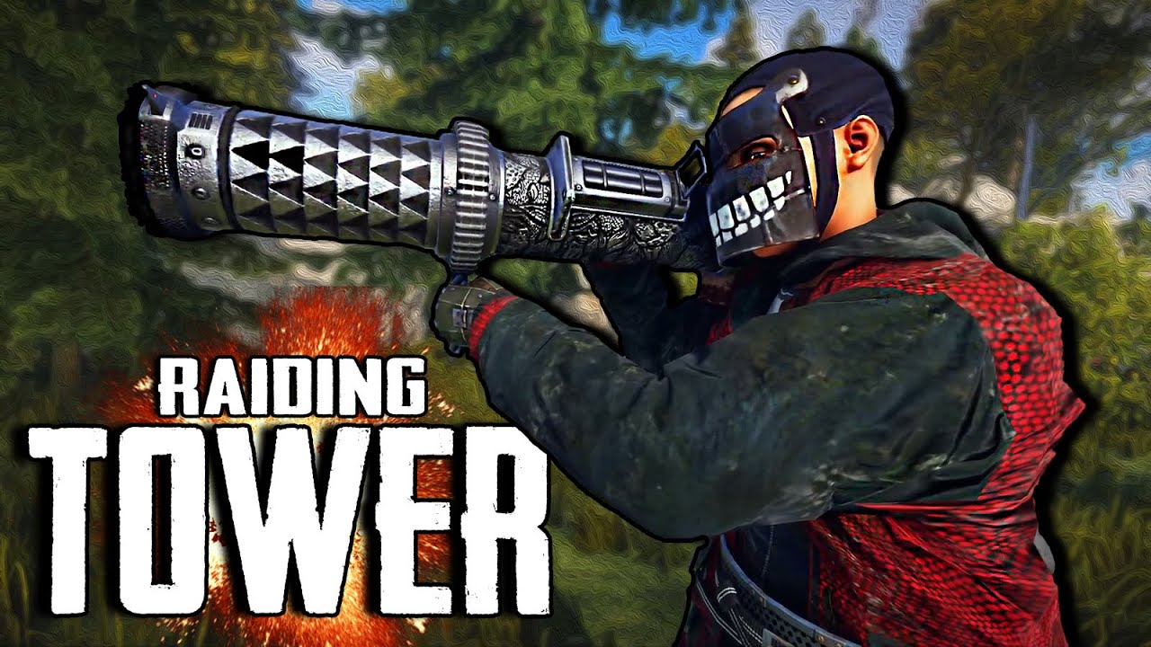 SMASHING CLAN VILLAGE & RAIDING THEIR TOWER! (Rust)