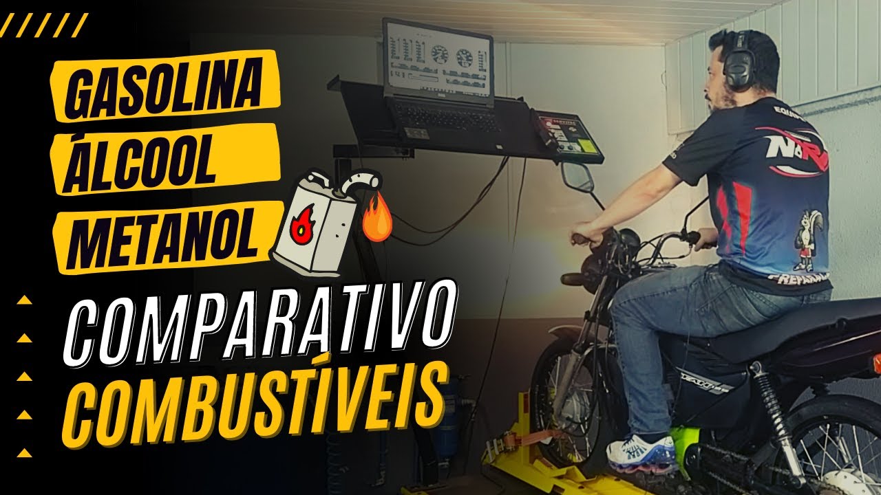 TESTE Comparativo Combustíveis: Metanol, Álcool e Gasolina