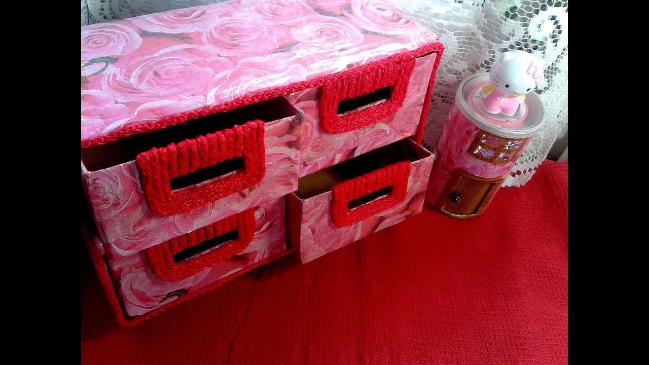 DIY: Cajonera reciclando 6 cajas!