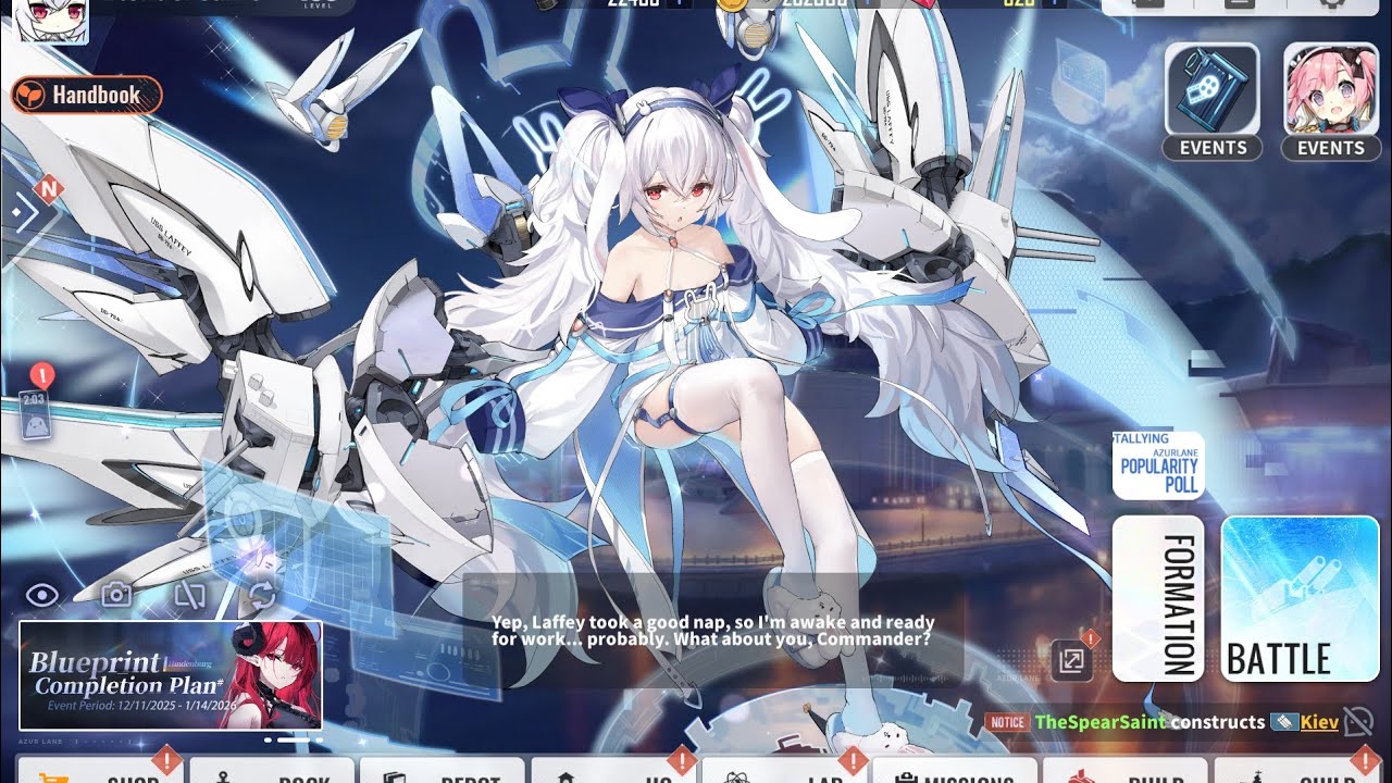Azurlane New event 2025 Christmas 