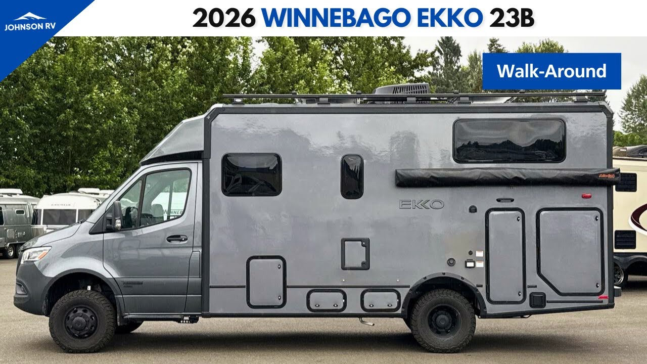 2026 Winnebago EKKO 23B – Full Paint, Huge Heated Garage & Mercedes Chassis!