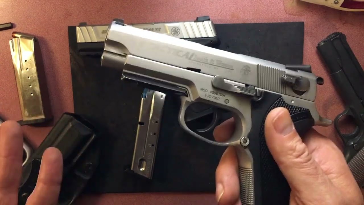S&W 4006 TSW Law Enforcement Handgun Discussion Only, No Shooting