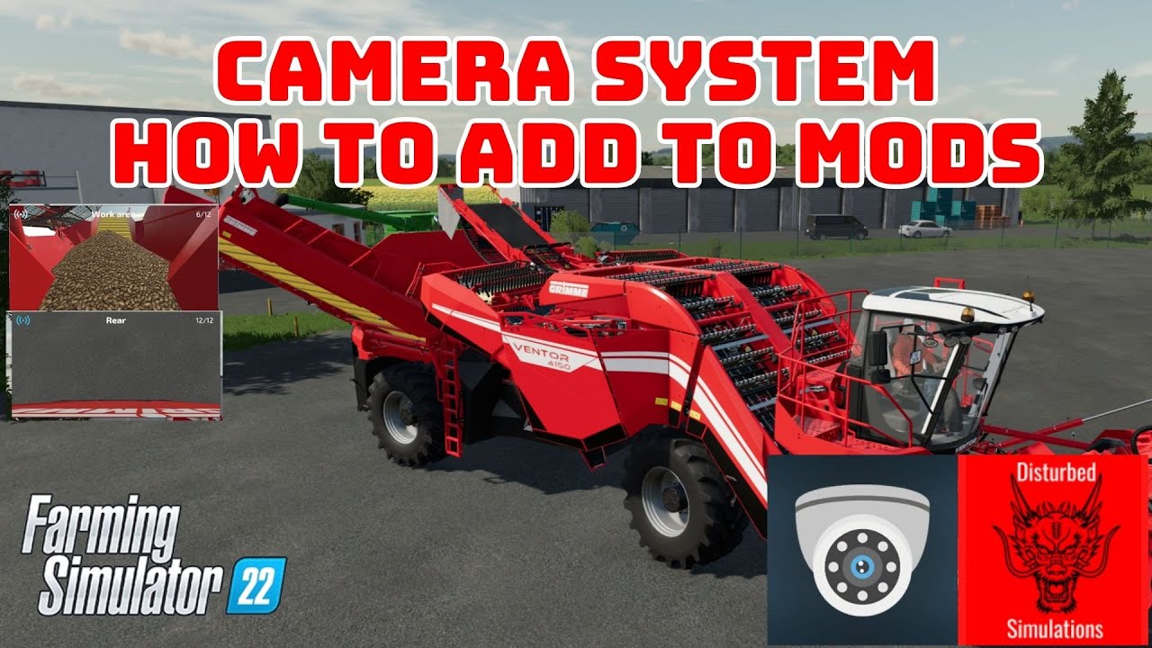 CAMERA SYSTEM | HOW TO ADD TO MODS | Farming Simulator 22