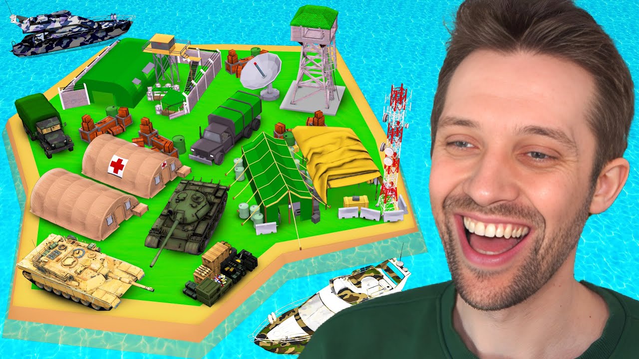 ICH BAUE eine SICHERE INSEL BASIS in Roblox