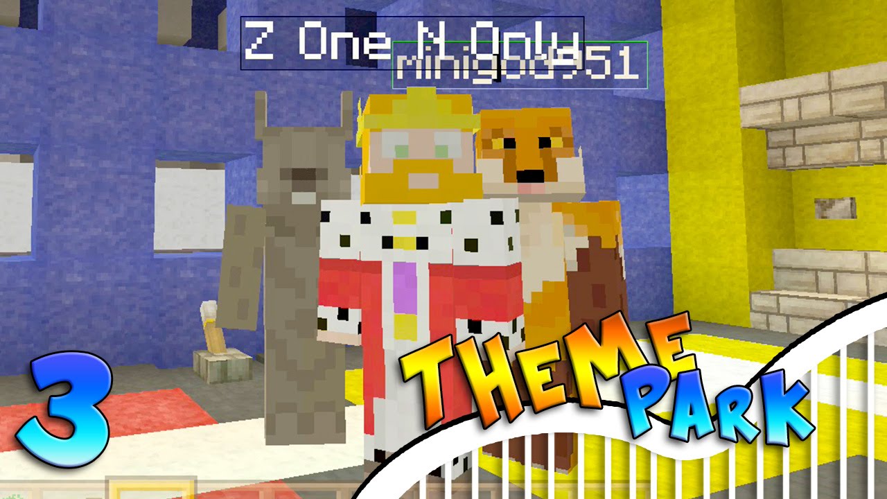 Minecraft Xbox - Theme Park - Fox Vs Bunny! [3]