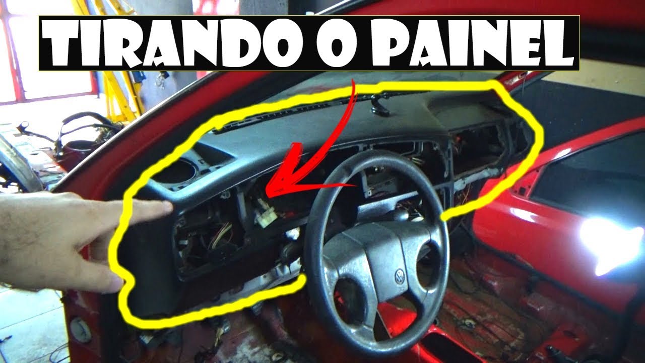 Tirando Painel do Golf MK3 #RobFilms #FazendoArte