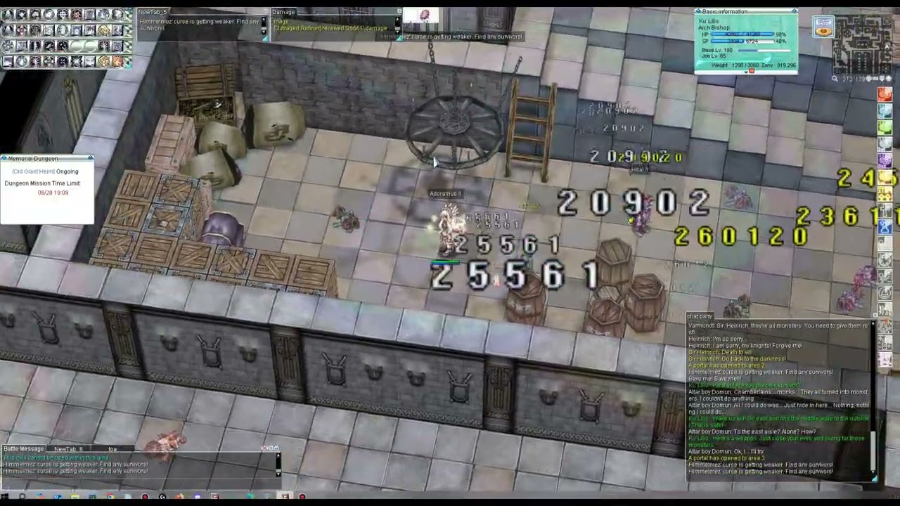 Ragnarok Arch Bishop Mora Set Free Play Adoramus