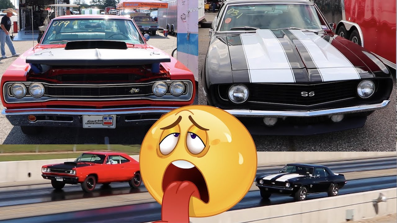 1969 Dodge Super Bee A12 дрэг-рейсинг 1969 Chevrolet Camaro Super Sport 396 | STOCK DRAG RACE