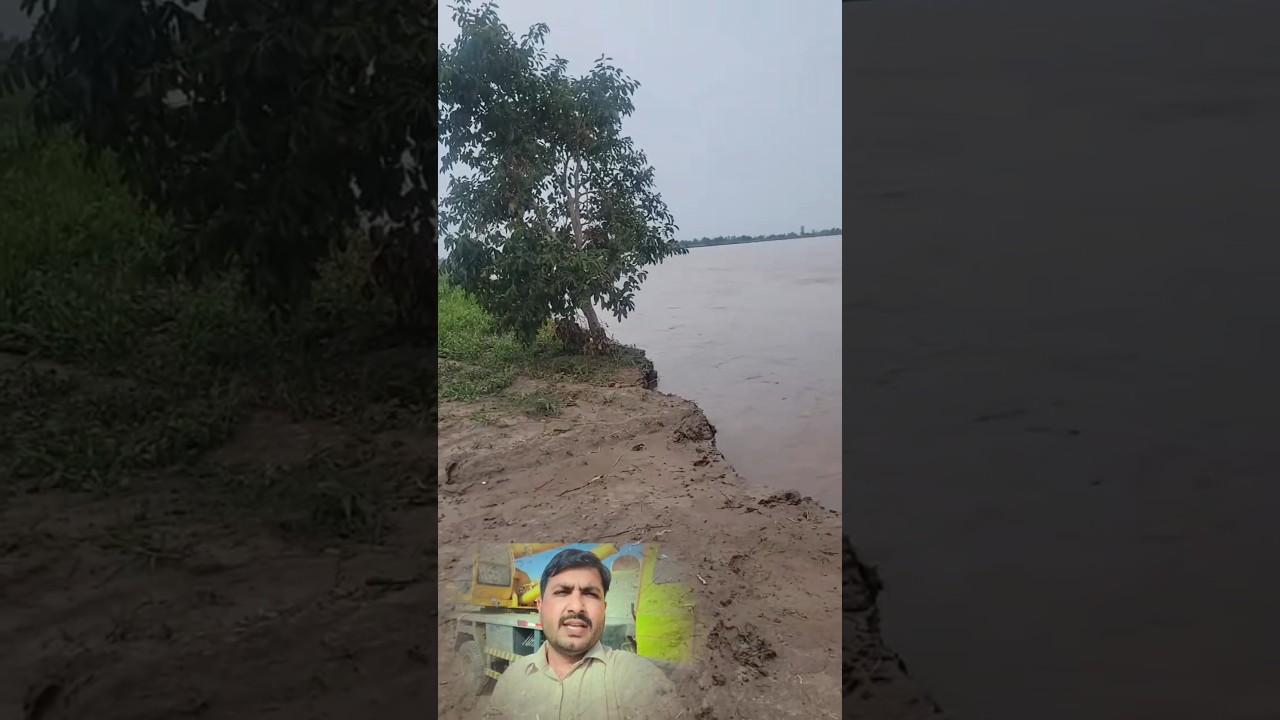 Flash flood in punjab india release more water from dam in ravi #river #punjab #flood #water #foryou