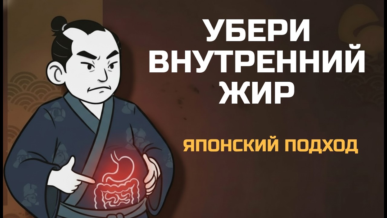 Как убрать висцеральный жир: японский способ без жёстких тренировок