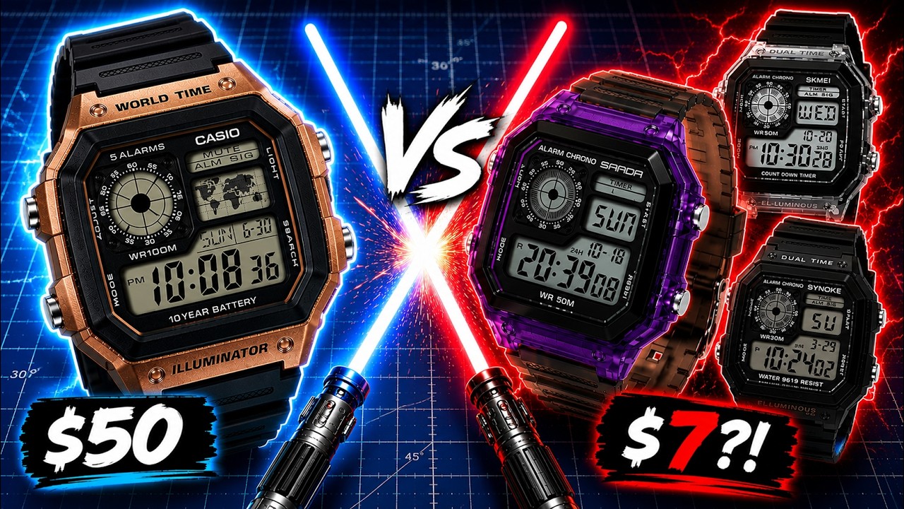 ⚔ Casio AE-1200 Атака клонов + БЮДЖЕТНЫЕ моды! 🔧