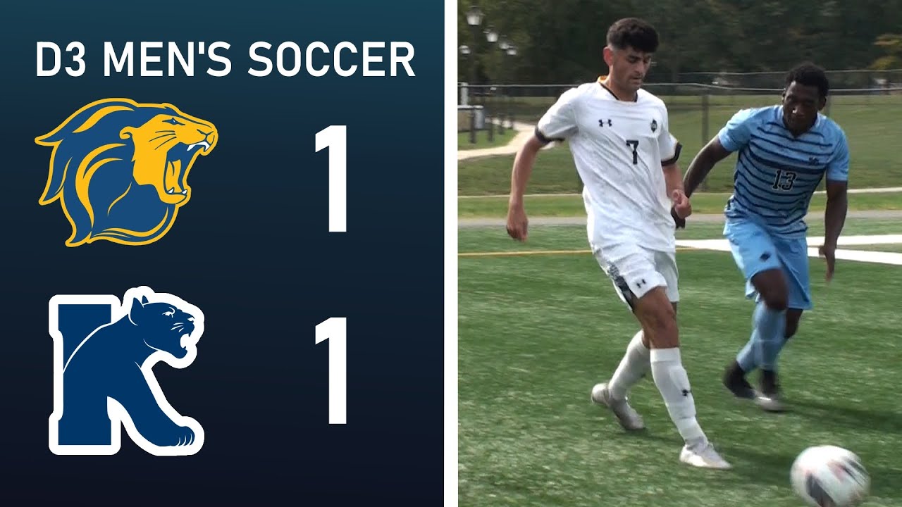 TCNJ 1 KEAN 1 - D3 Men's Soccer Highlights