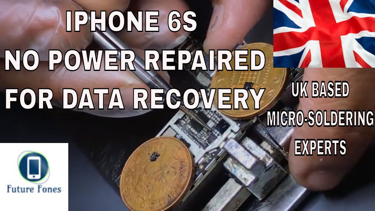 iPhone 6s no power fix, repaired for data Recovery Part 1 : UK