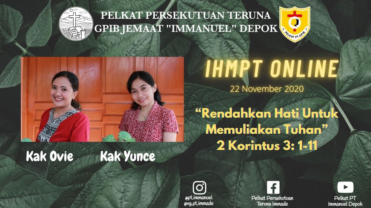 IHMPT || Minggu, 22 November 2020