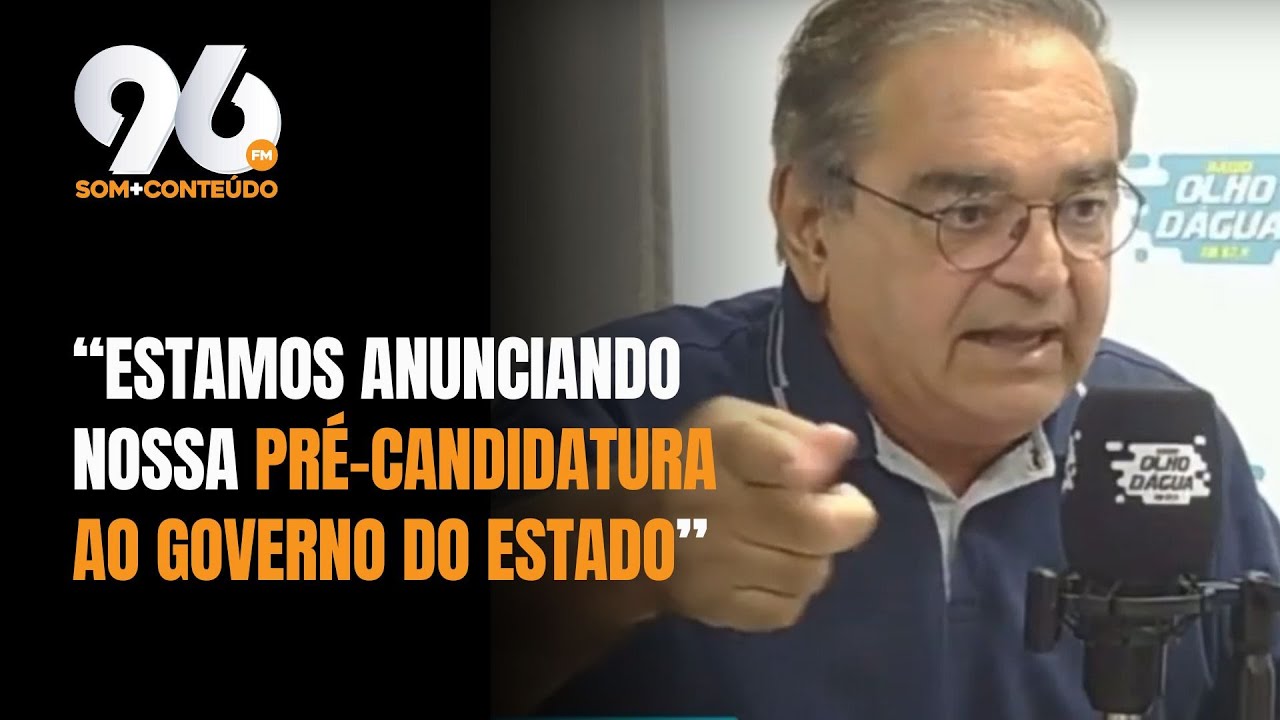 ALVARO DIAS SE LANÇA PRÉ-CANDIDATO AO GOVERNO - ELE COMBINOU COM A DIREITA?