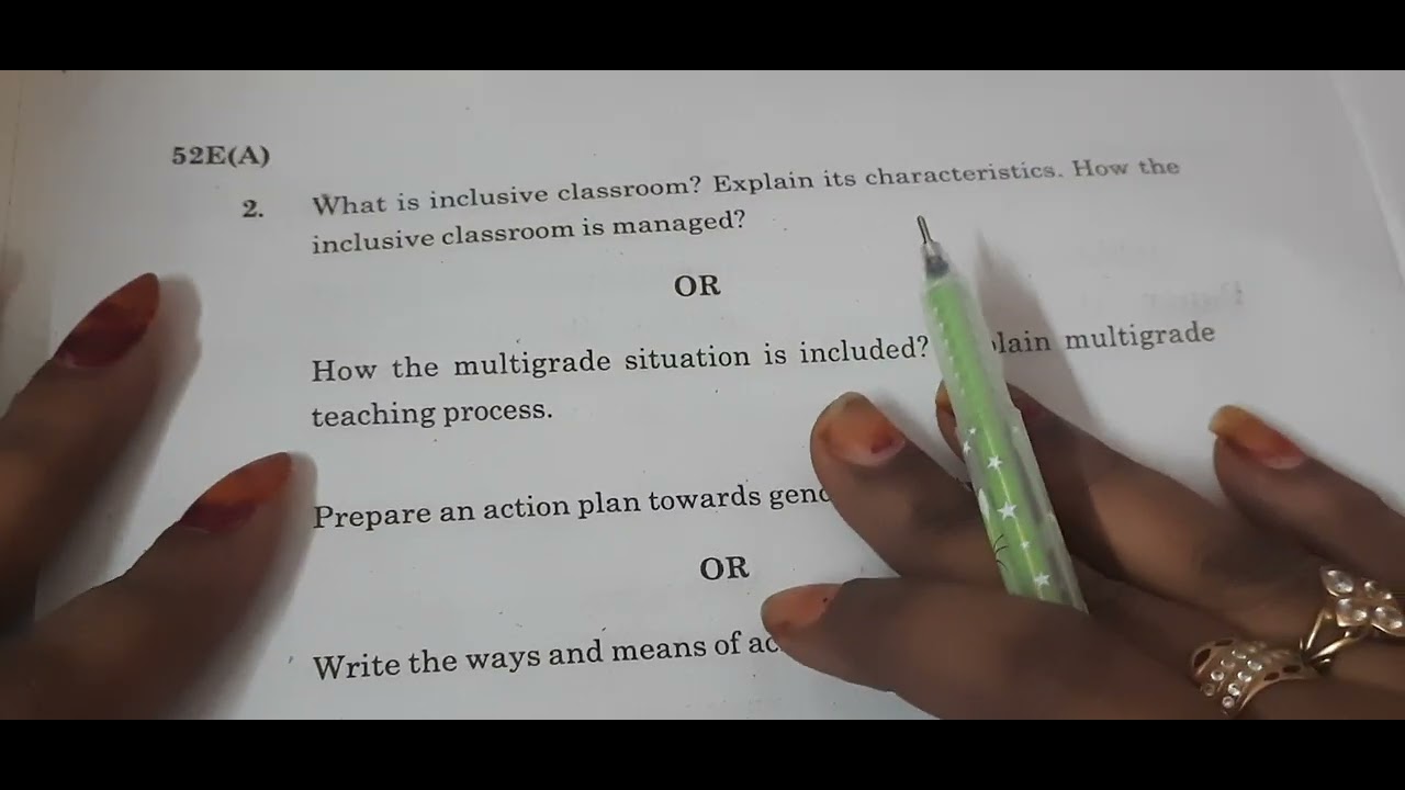 Ded second year paper 2 integreting gender and inclusive perspective in education