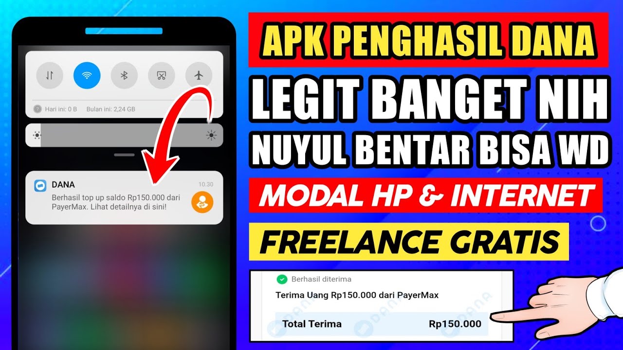 PASTI CAIR! APLIKASI PENGHASIL SALDO DANA TERBARU HARI INI, CARA MENGHASILKAN UANG DARI INTERNET