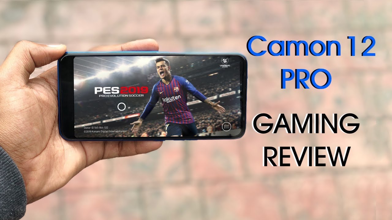 Camon 12 Pro Gaming Review - Modern Combat 5, PES 2019, Asphalt 9 and PUBG Gameplay