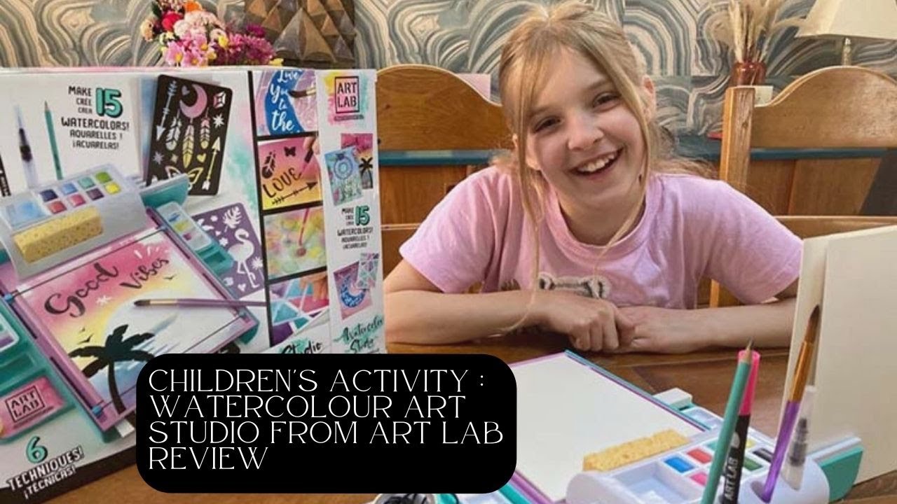 Children's Activity Watercolour Art Studio from Art Lab Review by Yeah Lifestyle