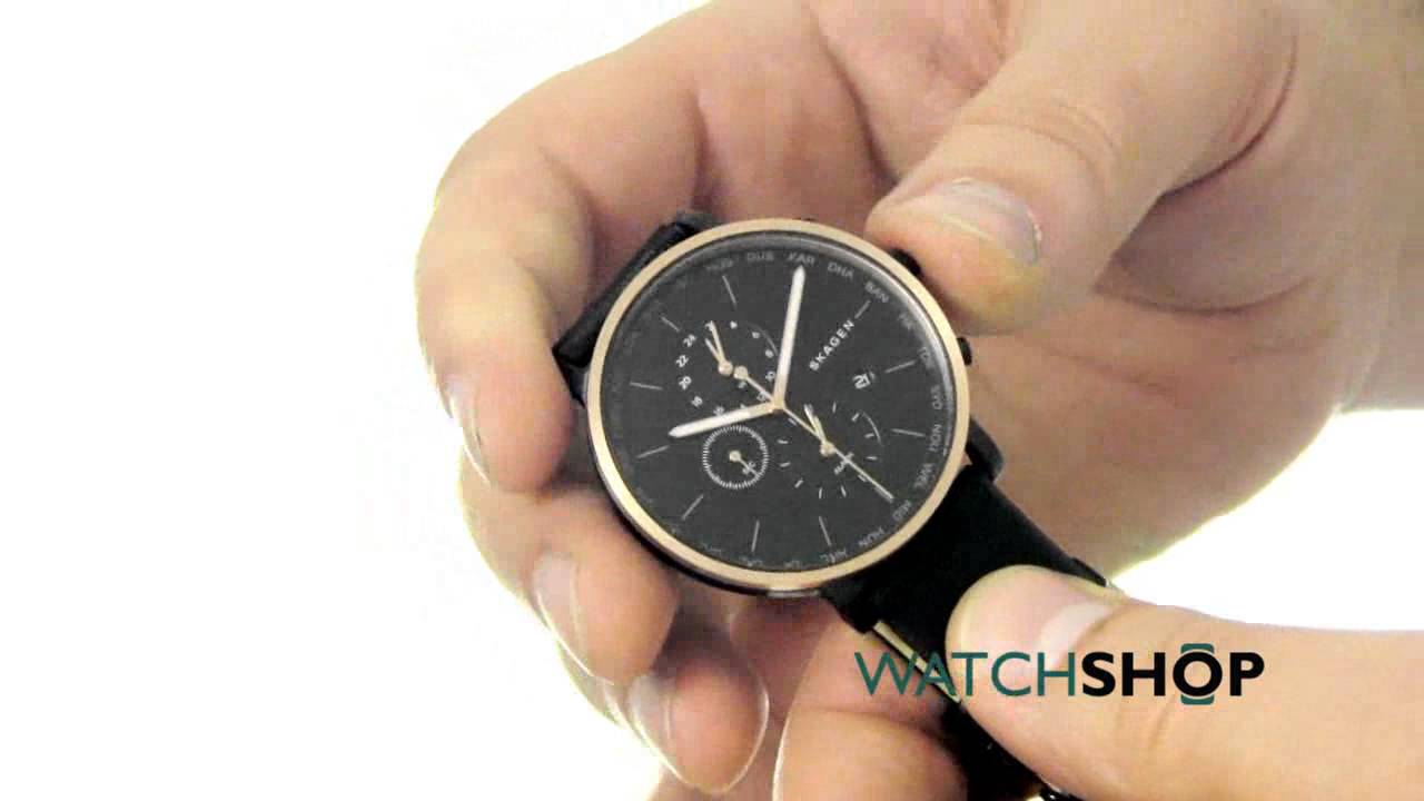 Skagen Men's Hagen Alarm Chronograph Watch (SKW6300)