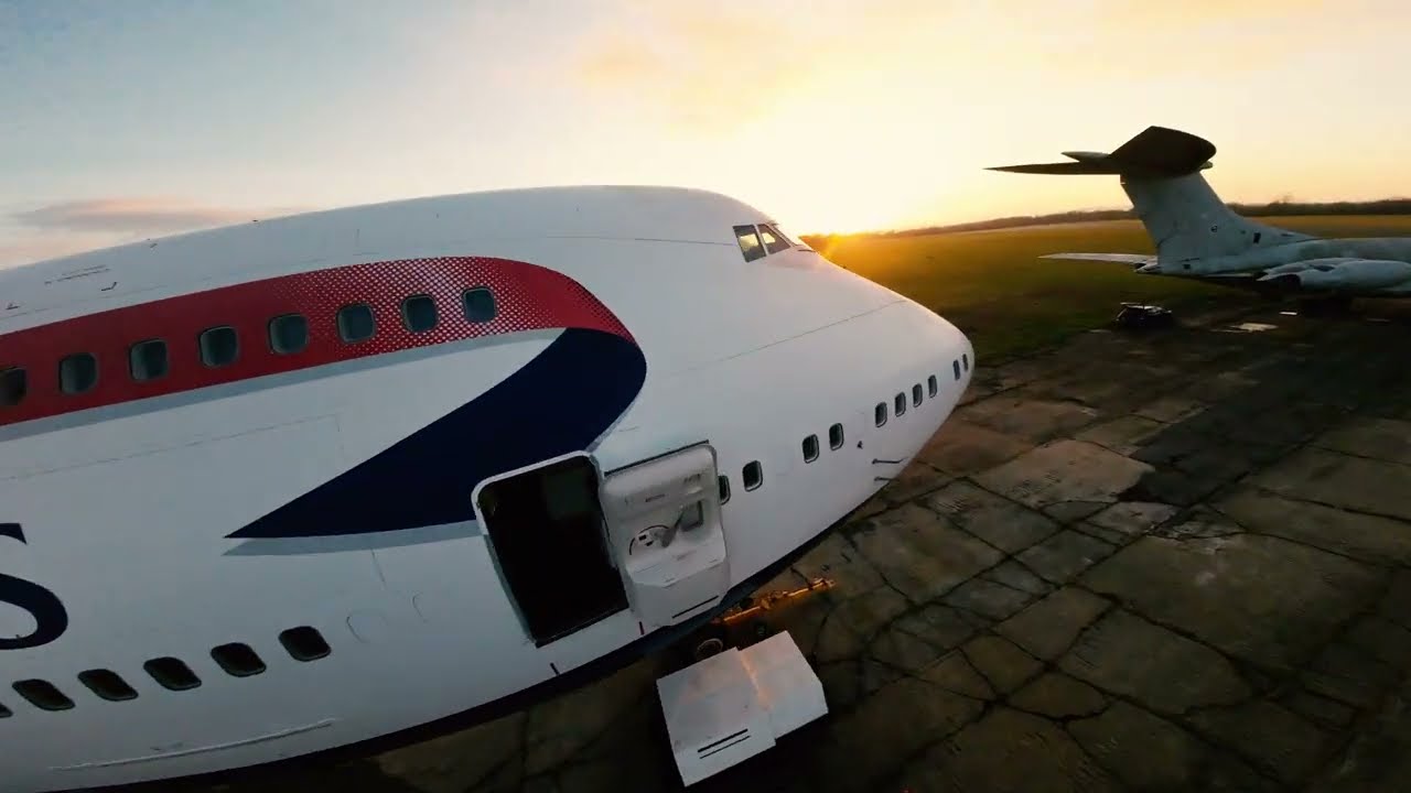 BA 747 VW - FPV Drone Tour @ Dunsfold Park