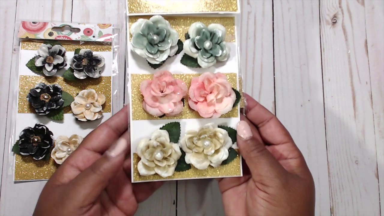 SHABBY FAUX FLOWERS {COME CHAT/CRAFT} WITH ME