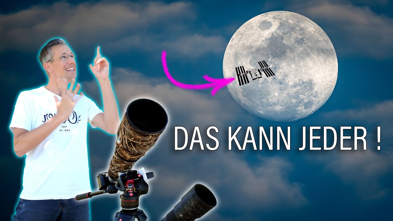 Ich fotografiere die ISS bei Tag UND Nacht ohne Teleskop !!! 😱