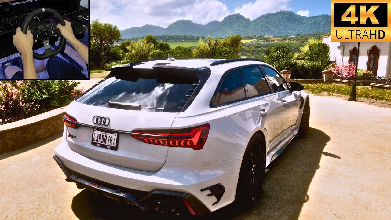 Audi RS 6 Avant 2021 ABT | 850HP Anti-Lag | Forza Horizon 5 | Steering Wheel Gameplay