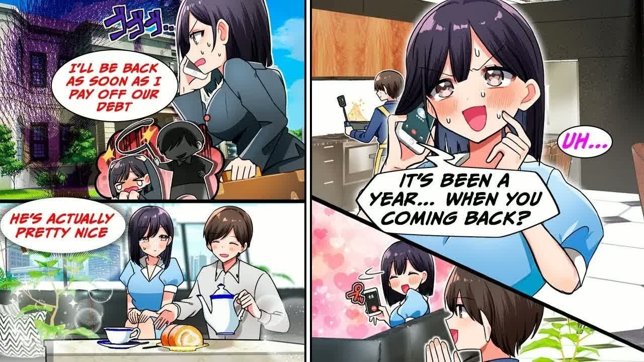 [Manga Dub] Older sister works as a housewife to pay off family debt, and she complains until...