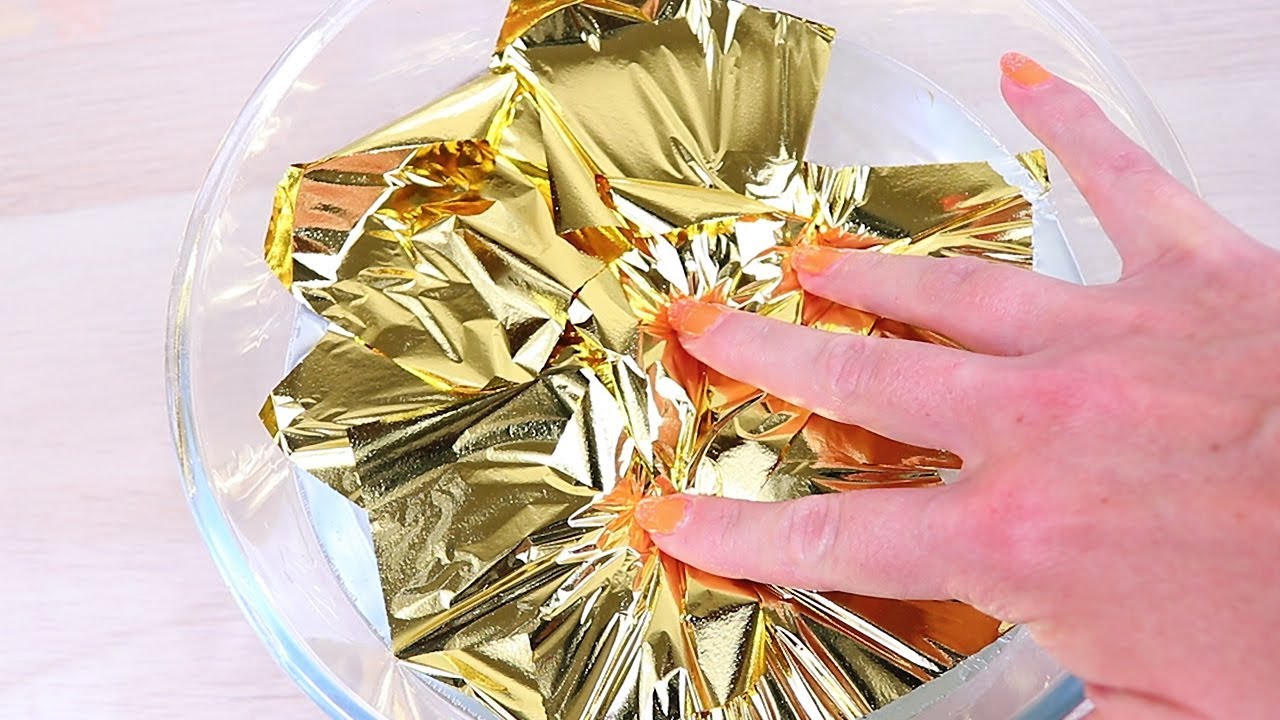Jak Zrobić Złoty Wodny Slime Water Jiggly Slime - DIY Galaretkowy Slime