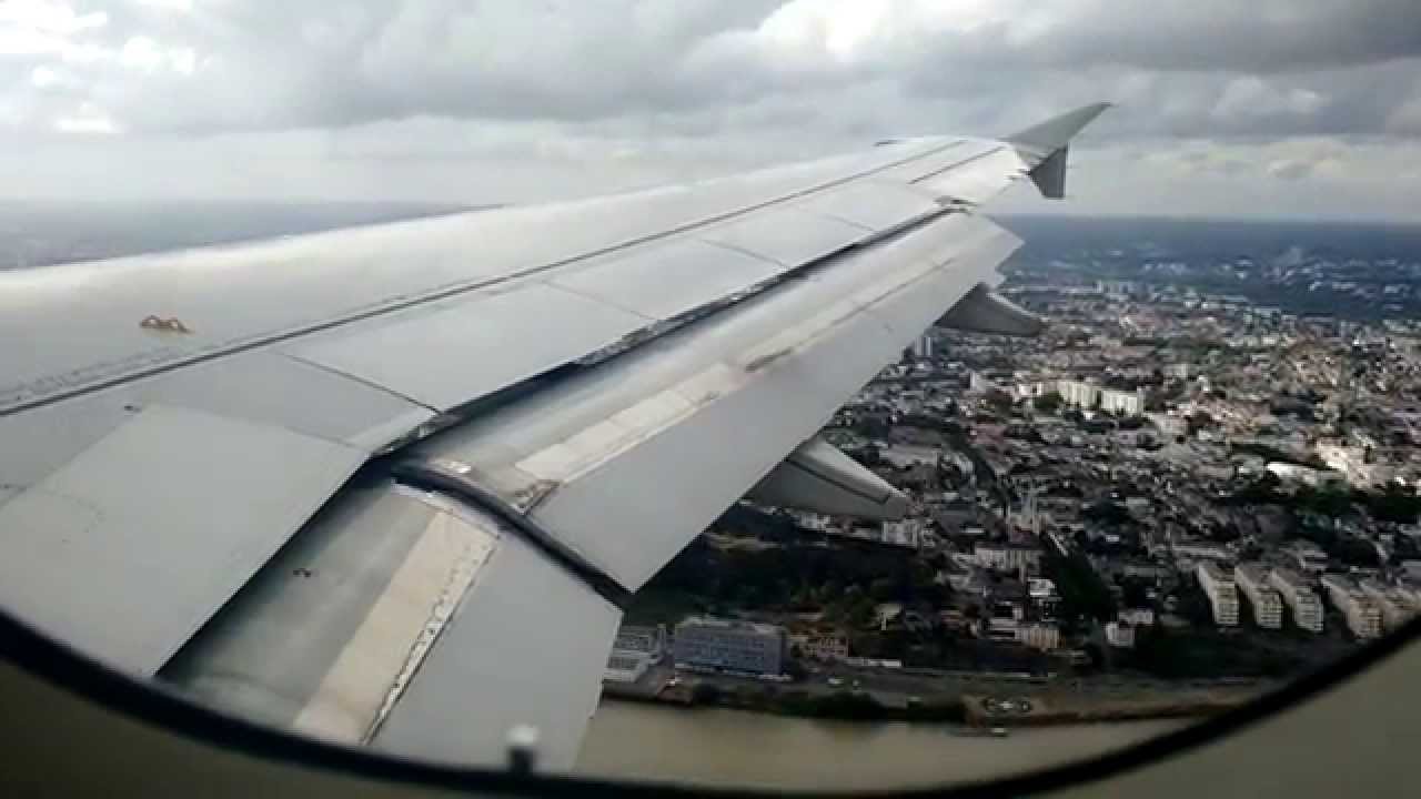✈ *Hard Landing* A318 Air France in Nantes Airport (LFRS) - Flight from Paris (LFPG)