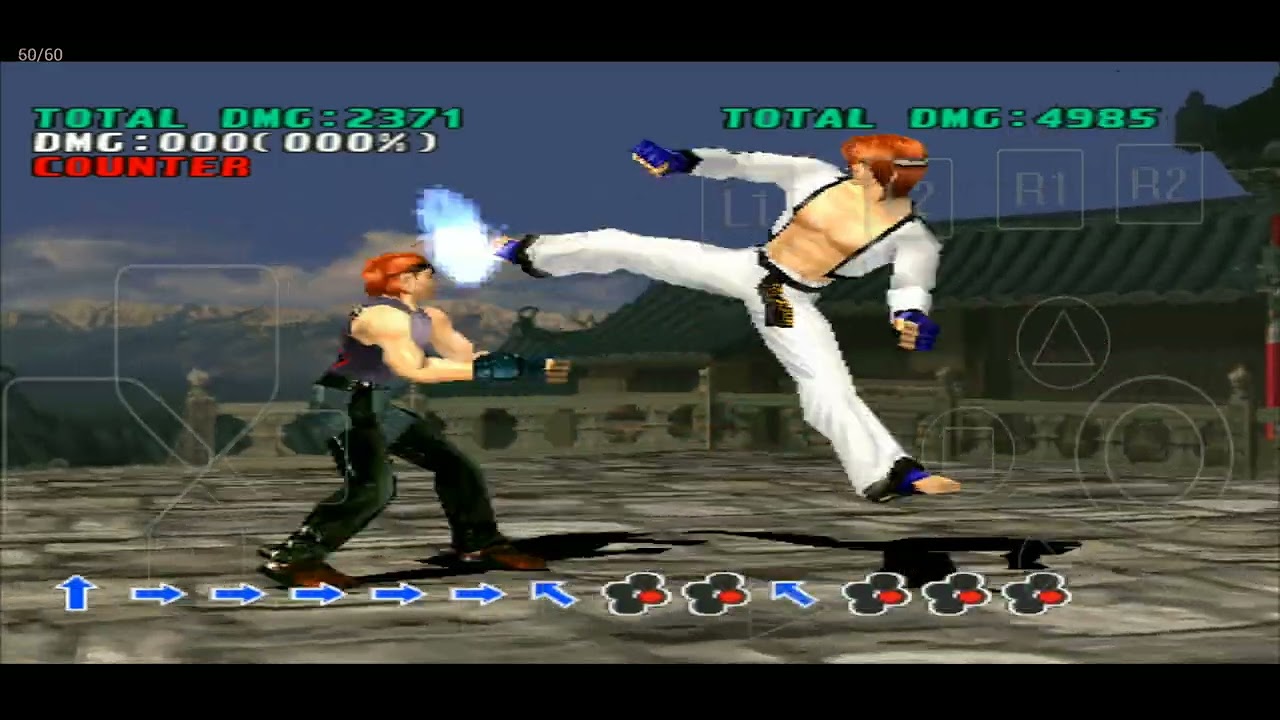 Tekken 3 game full match howrang vs howrang prectice mode fight #viral 