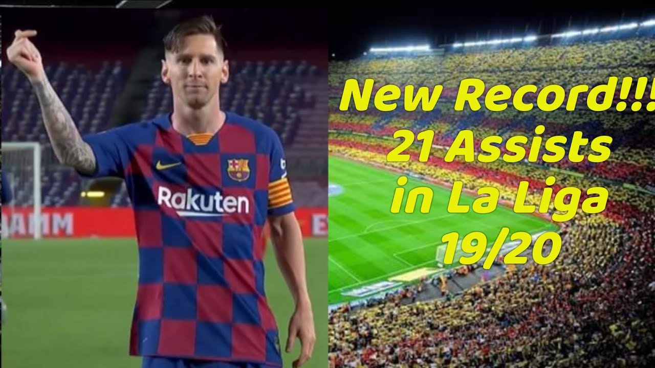 Lionel Messi | New Record | All 21 Assists in La Liga 2019/20