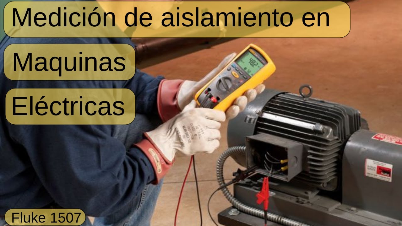 Cómo medir la RESISTENCIA de AISLAMIENTO de un motor eléctrico fácil y rápido!