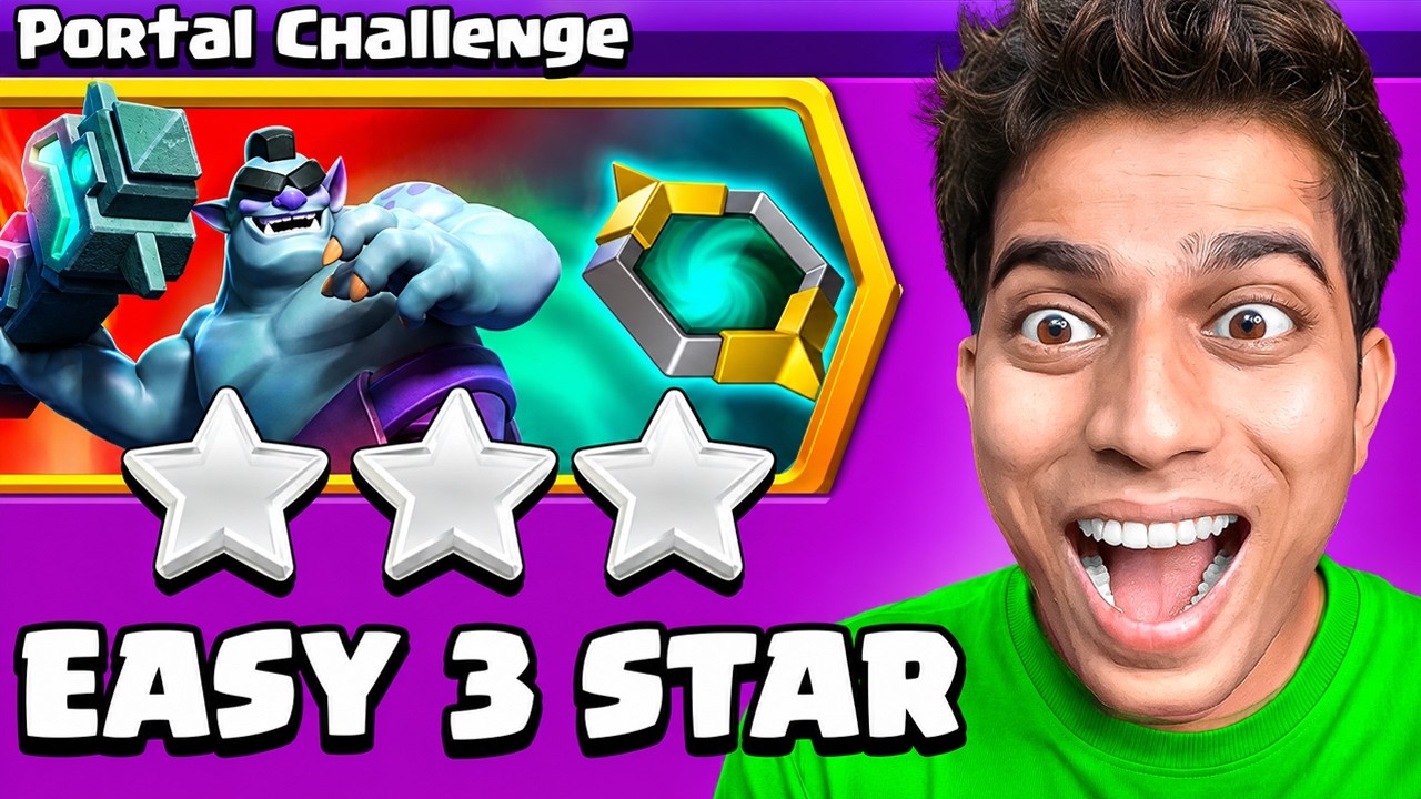 Easiest Way to 3 Star Portal Challenge in Clash of Clans