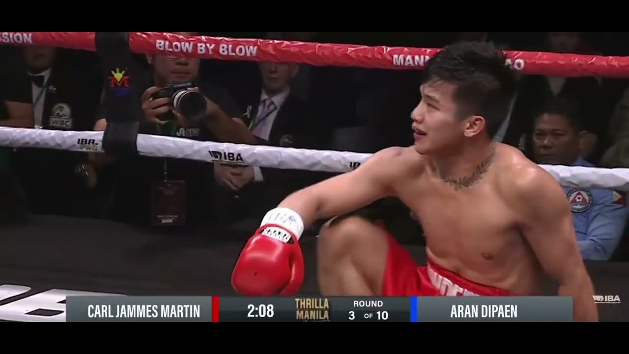 Carl Jammes Martin Knockdown in Round 3