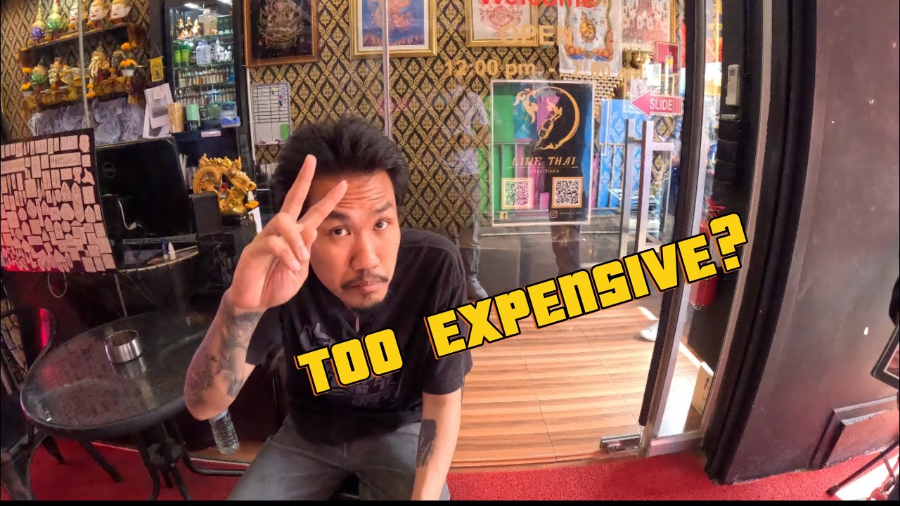 Tattoo price in BANGKOK Thailand 02/2025
